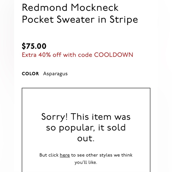 Redmond Mockneck Pocket Sweater in Stripe size XL - Picture 6 of 7